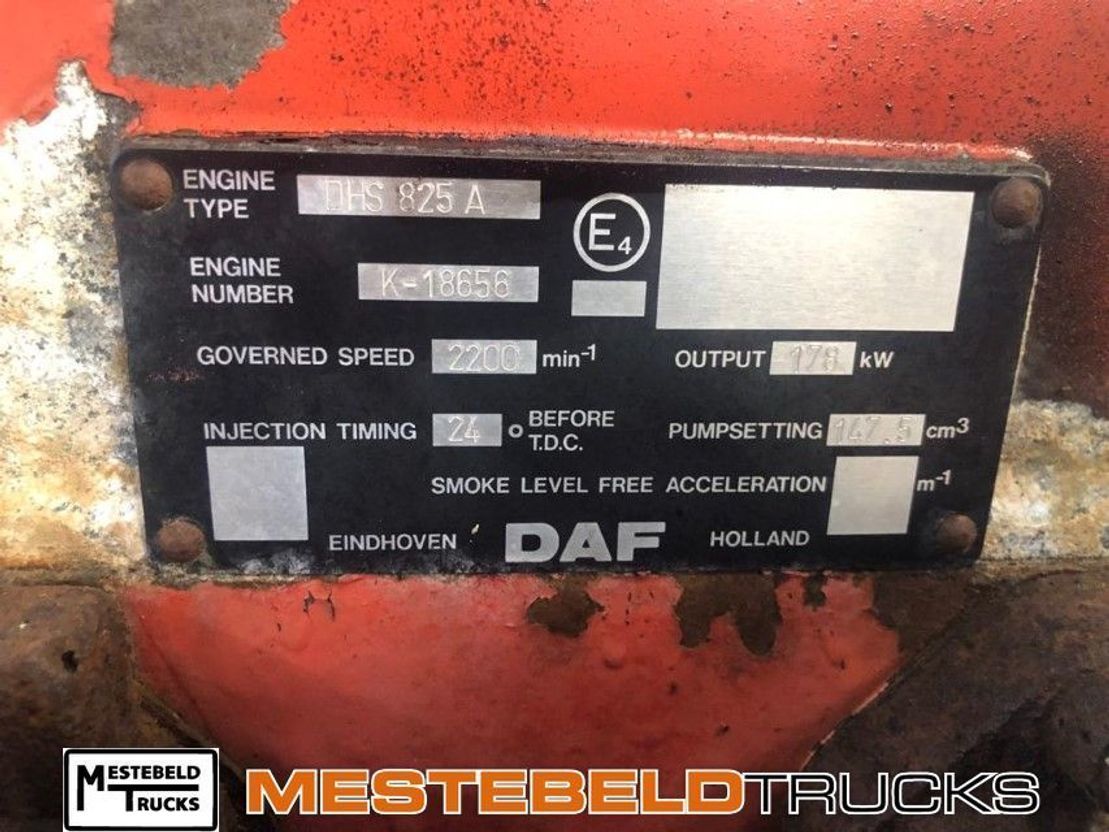 Engine for Truck DAF Motor DHS 825 AVM: picture 3