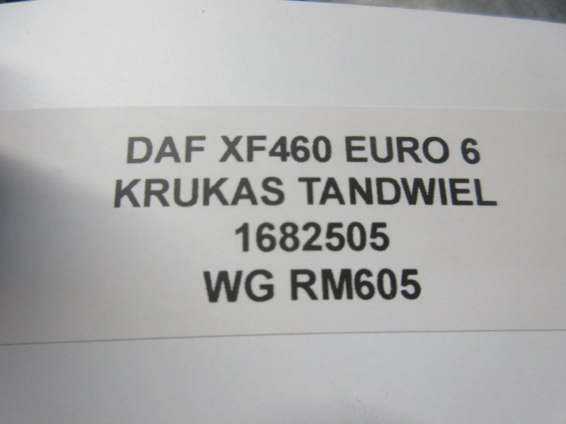 Engine and parts for Truck DAF XF460 1682505 KRUKAS TANDWIEL EURO 6: picture 3