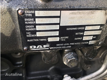 Engine for Truck DAF xe280c   DAF xf95 truck: picture 3