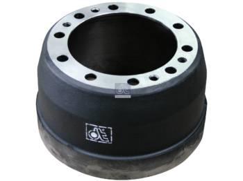 Brake drum for Truck DT Spare Parts 2.40323 Brake drum D: 410 mm, 10 bores, b: 28 mm, P: 335 mm, d: 282 mm, H: 273 mm, B: 211 mm: picture 1