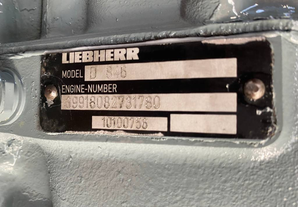 Engine for Construction machinery Liebherr D846 A7: picture 13