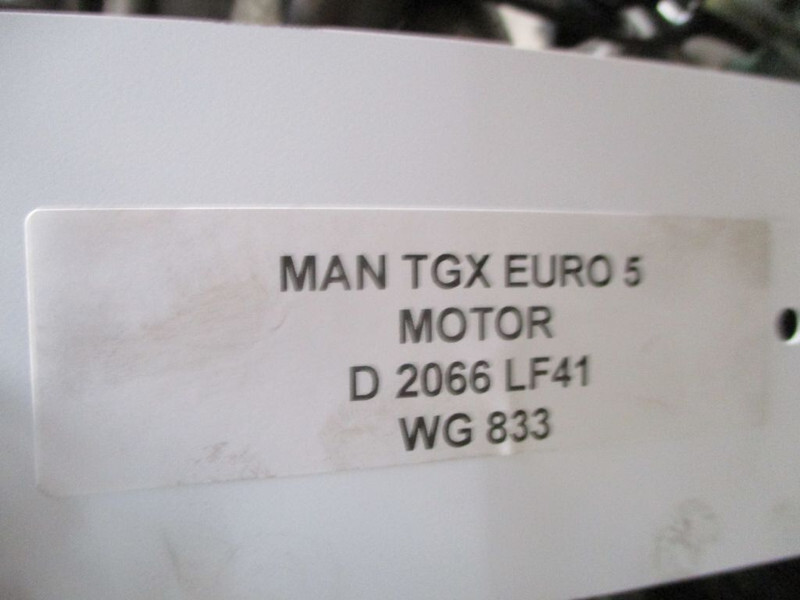 Engine for Truck MAN TGX D 2066 LF41 MOTOR EURO 5: picture 6