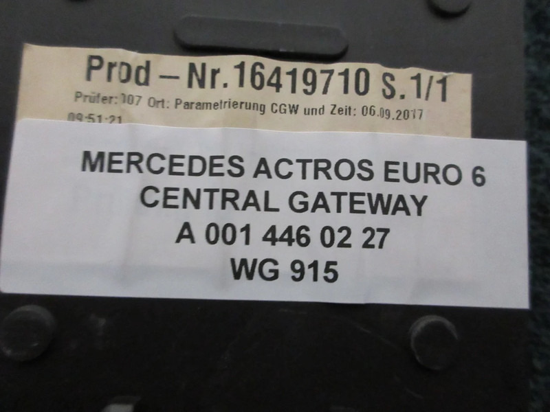 Electrical system for Truck Mercedes-Benz A 001 446 02 27 CGW MODULEN MERCEDES 1851 EURO 6: picture 4