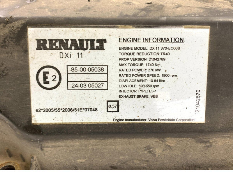 Engine and parts Renault Premium 2 (01.05-): picture 5