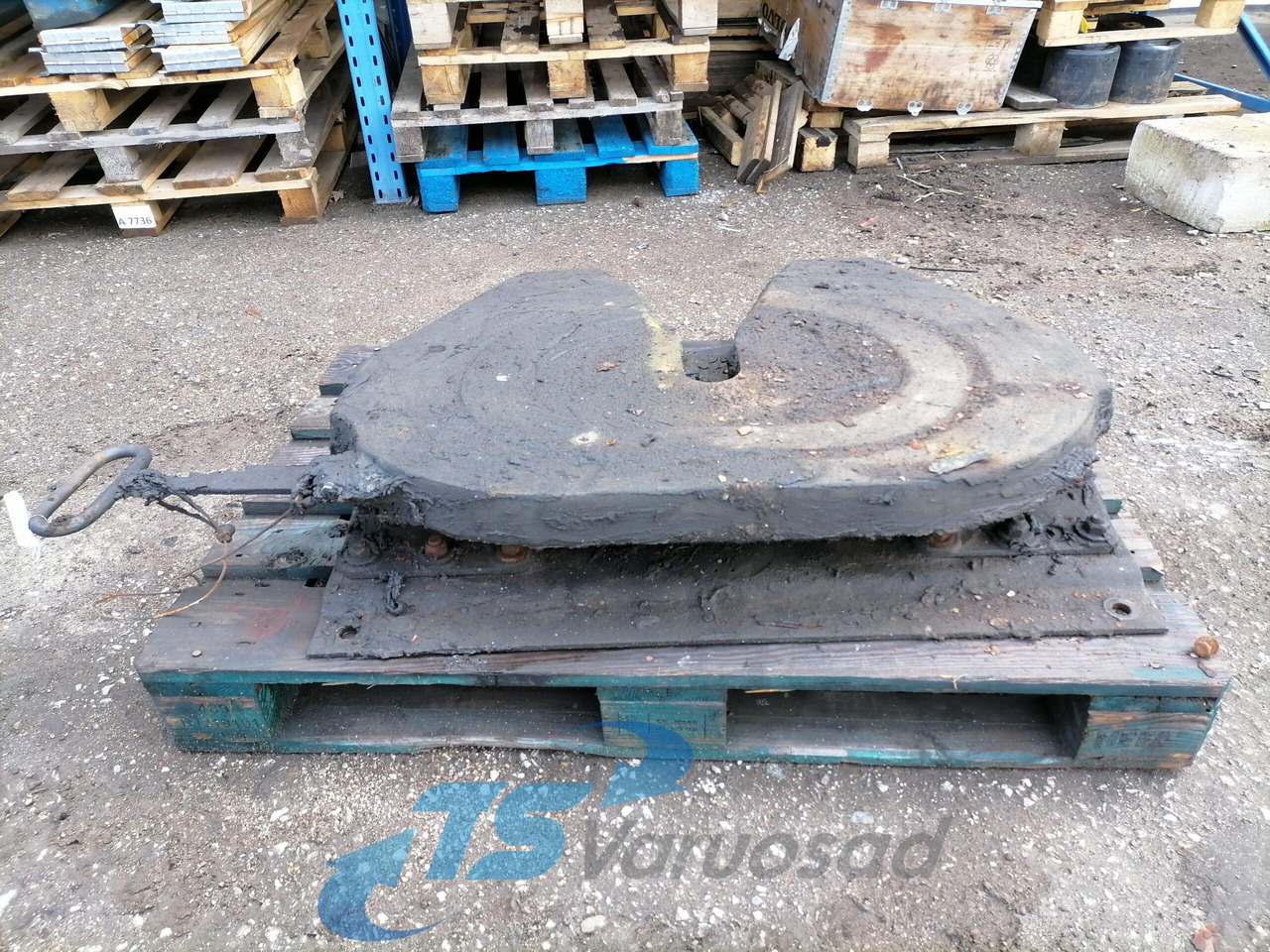 Fifth wheel coupling for Truck Scania Fifht wheel 1353631: picture 3