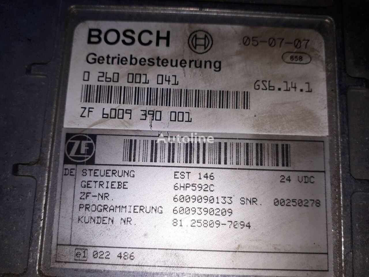 ECU for Bus Scania kpp 602S .0260001031 . 032. 041. ZF5HP592C   Scania 94 / Volvo/ MAN: picture 13