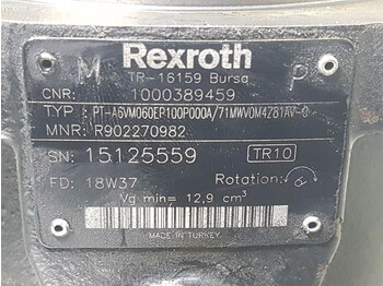 Hydraulics for Construction machinery WACKER NEUSON 1000389459-Rexroth A6VM060EP100-Drive motor: picture 5