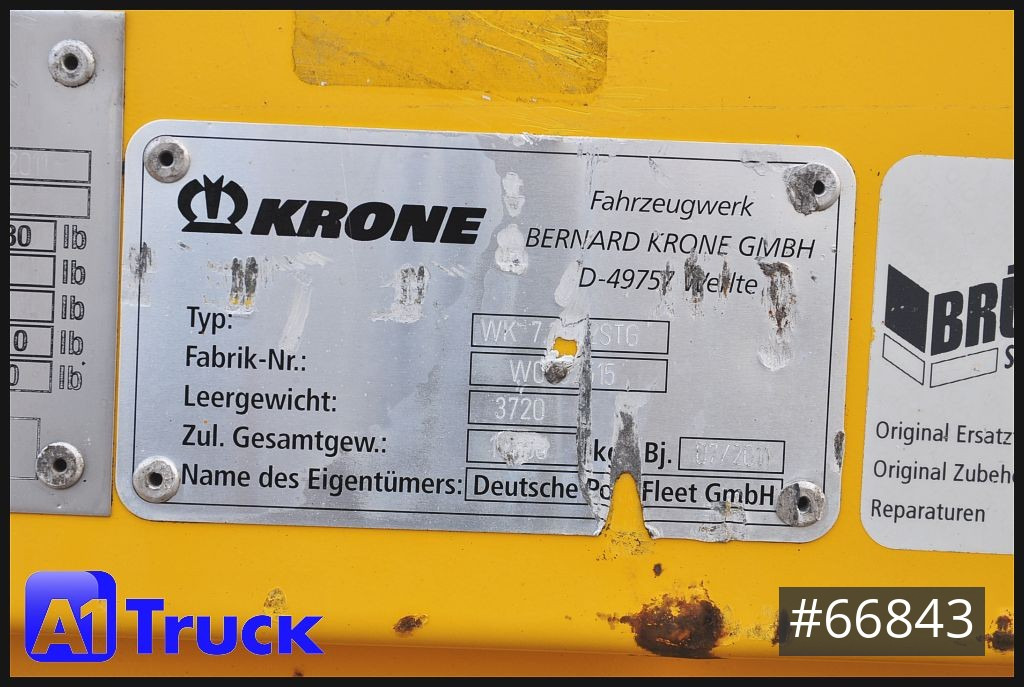 Swap body - box KRONE BDF 7,45  Container, 2800mm innen, Wechselbrücke: picture 8