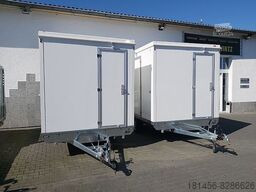 Construction container, Trailer Mobiles Büro isoliert mit Toilette: picture 10