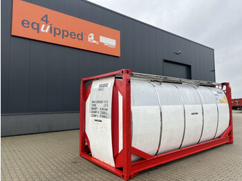Storage tank for transportation of chemicals Van Hool 20FT, 24.900L, 2 comp.(7.500L + / 17.400L), UN PORTABLE T11, L4BN: picture 1