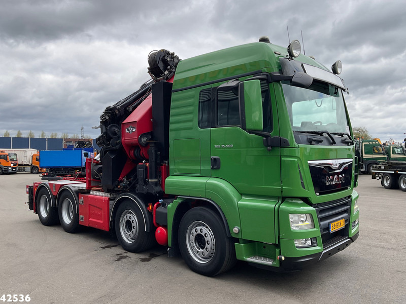 Tractor unit MAN TGS 35.500 8x4 HMF 95 Tonmeter laadkraan bj. 2019!: picture 3