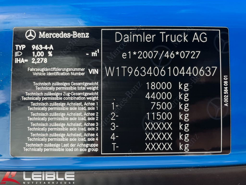 Tractor unit Mercedes-Benz Actros 1845*Stream Space*Solostar*Standklima*: picture 24