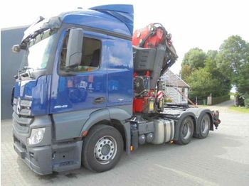 Tractor unit Mercedes-Benz Actros 2645 Euro 6 6X4 Fassi 80 t/m crane Kran: picture 1
