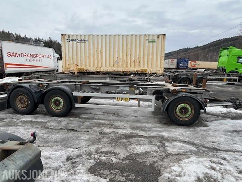 Container transporter/ Swap body trailer 2017 HFR 3 AXLE FULL TRAILER CONTAINERHENGER: picture 7