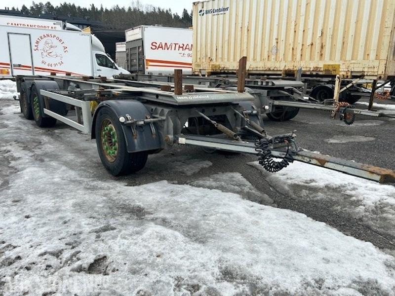 Container transporter/ Swap body trailer 2017 HFR 3 AXLE FULL TRAILER CONTAINERHENGER: picture 2