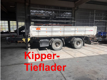 Tipper trailer 21 t Tandemkipper- Tieflader, wenig Benutzt: picture 1