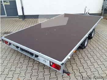 Dropside/ Flatbed trailer Eduard 3000kg 406x220cm flach niedrig 56cm Ladekante: picture 2