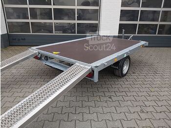 Autotransporter trailer Eduard - PLattform mit Alurampen Stützen 256x180cm 1800kg: picture 1