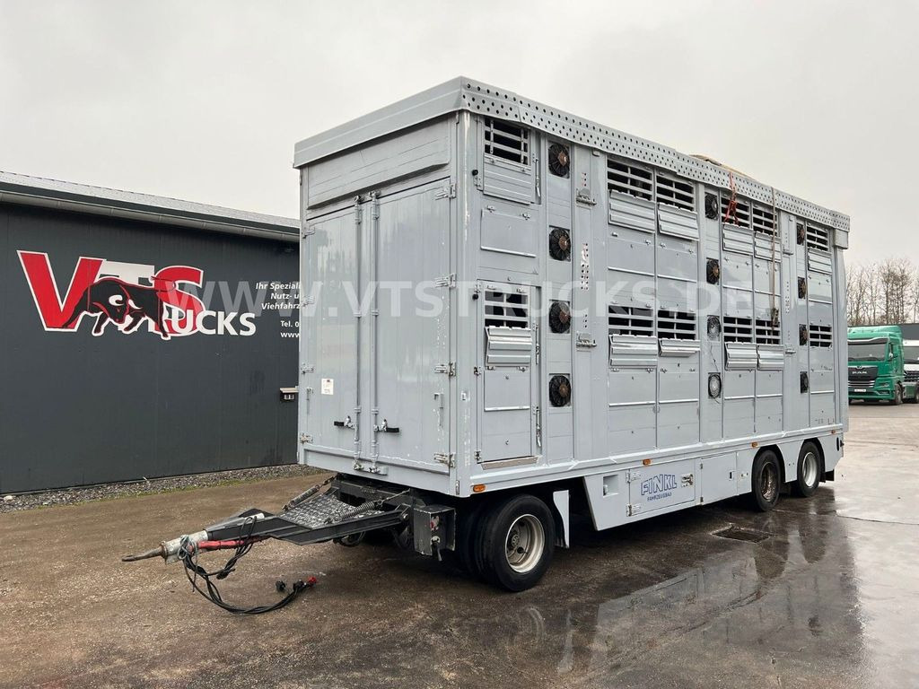 Livestock trailer Finkl VA 24 3.Stock Vieh. Hubdach Rampe 3 Achsen: picture 2