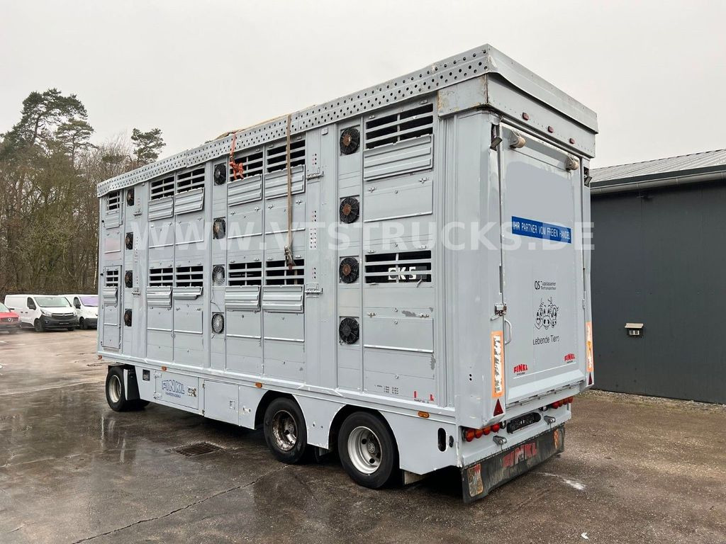 Livestock trailer Finkl VA 24 3.Stock Vieh. Hubdach Rampe 3 Achsen: picture 8