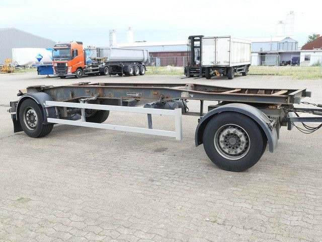 Roll-off/ Skip trailer Hüffermann HSA 18.70, Container, Schlitten, SAF, Luftfed.: picture 3