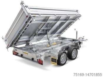 Tipper trailer Humbaur 3-Seitenkipper HTK 3500.31 Alu, 3140 x 1750 x 350 mm, 3,5 to.: picture 1