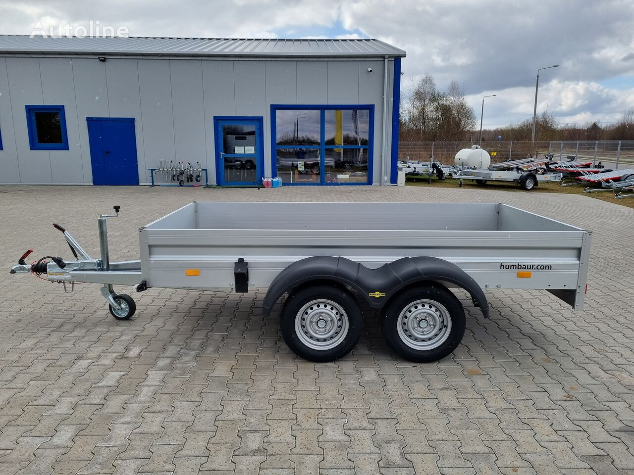 Dropside/ Flatbed trailer Humbaur HA 203015 przyczepa skrzyniowa dwuosiowa 2T DMC aluminiowe burty: picture 6