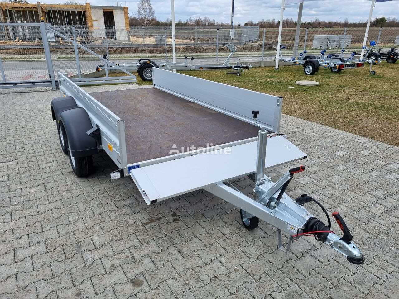 Dropside/ Flatbed trailer Humbaur HA 203015 przyczepa skrzyniowa dwuosiowa 2T DMC aluminiowe burty: picture 10