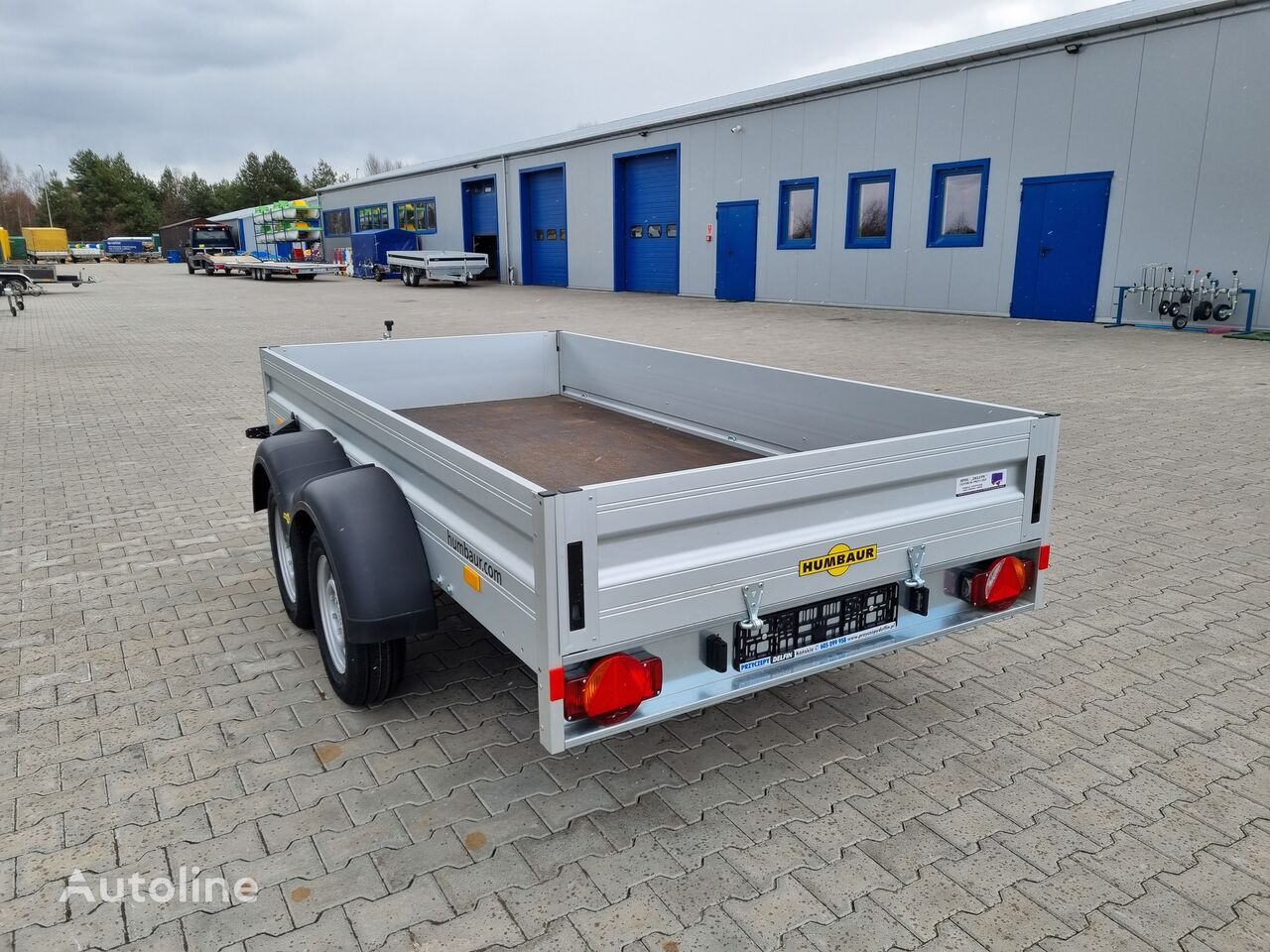 Dropside/ Flatbed trailer Humbaur HA 203015 przyczepa skrzyniowa dwuosiowa 2T DMC aluminiowe burty: picture 7