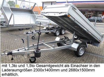 Tipper trailer Humbaur - HUK132314 Rückwärtskipper Elektropumpe: picture 1