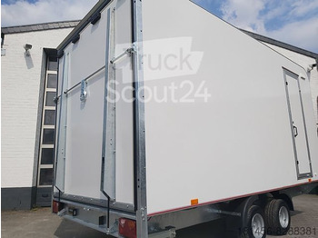 Closed box trailer Kofferanhänger mit Seitentür Heckrampe 420x200x210: picture 5