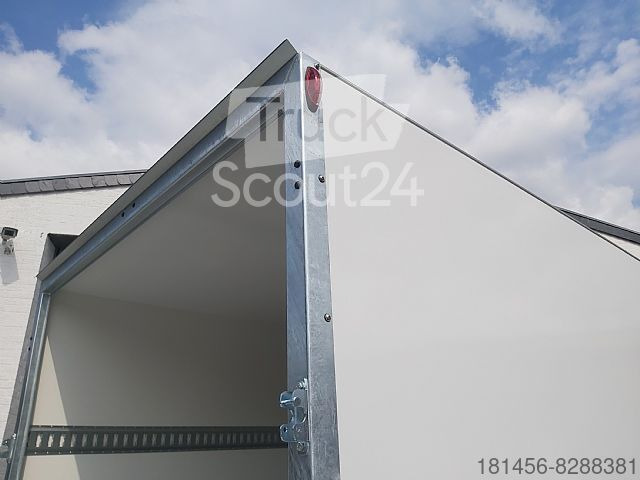 Closed box trailer Kofferanhänger mit Seitentür Heckrampe 420x200x210: picture 4