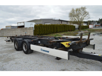 Container transporter/ Swap body trailer Krone ZZ Original Tandem BDF for Containers: picture 4