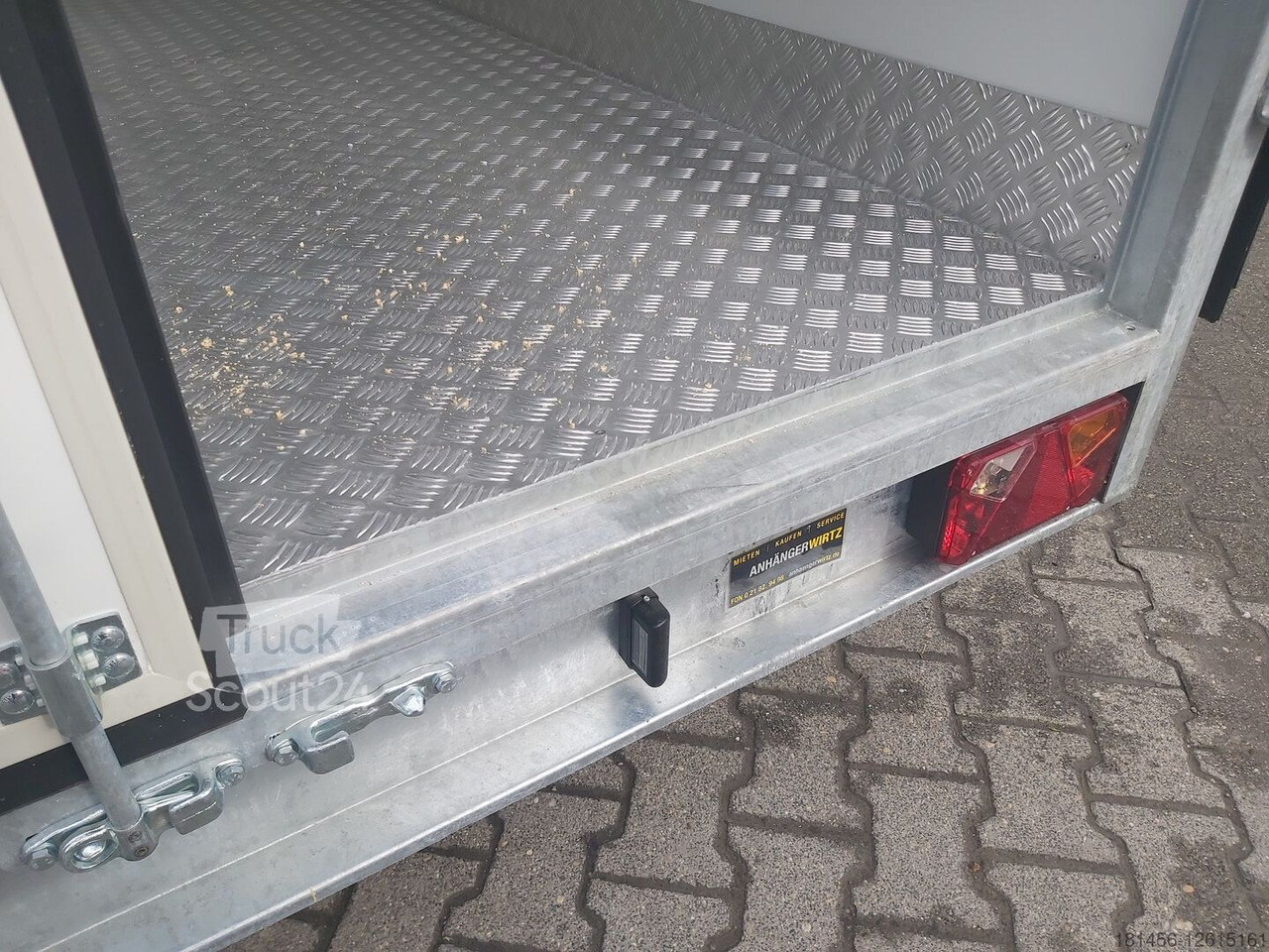 Refrigerator trailer Lebensmitel Kühlanhänger mit Seitentür Innen 420x180x200cm: picture 6