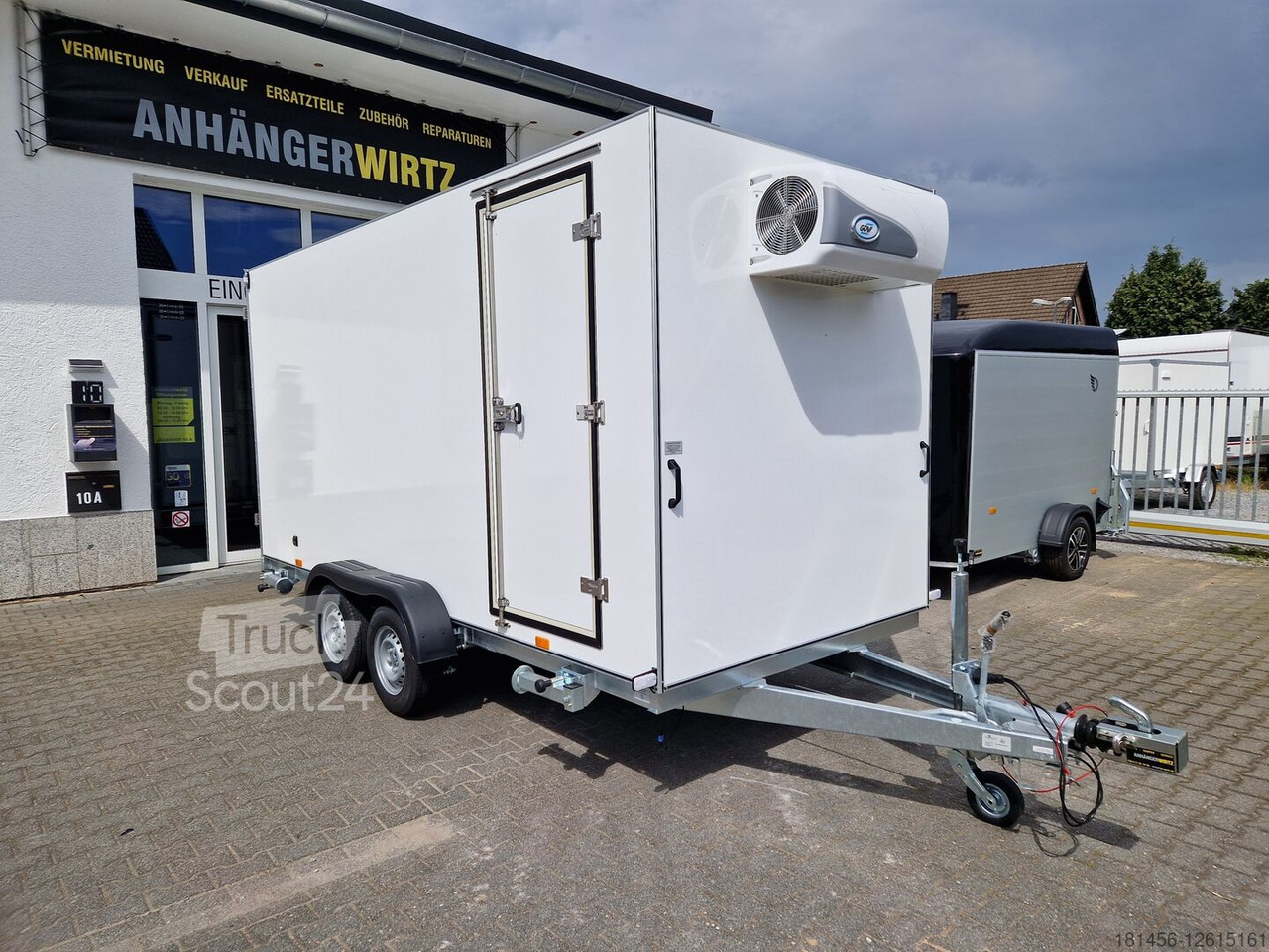 Refrigerator trailer Lebensmitel Kühlanhänger mit Seitentür Innen 420x180x200cm: picture 2