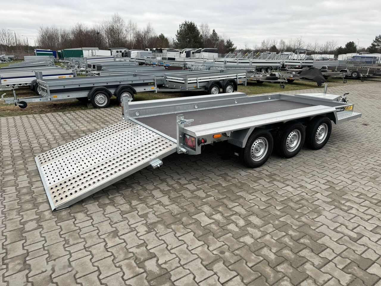 Plant trailer Lorries TPM35-4017 402x175 cm DMC 3500kg przyczepa 3 osiowa pod koparkę: picture 28