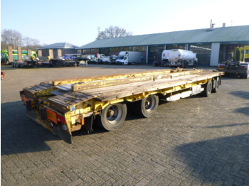Dropside/ Flatbed trailer Nooteboom 4-axle lowbed drawbar trailer ASD-40-22: picture 3