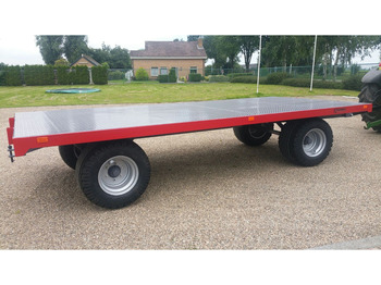 Dropside/ Flatbed trailer Onbekend Balenwagen: picture 2