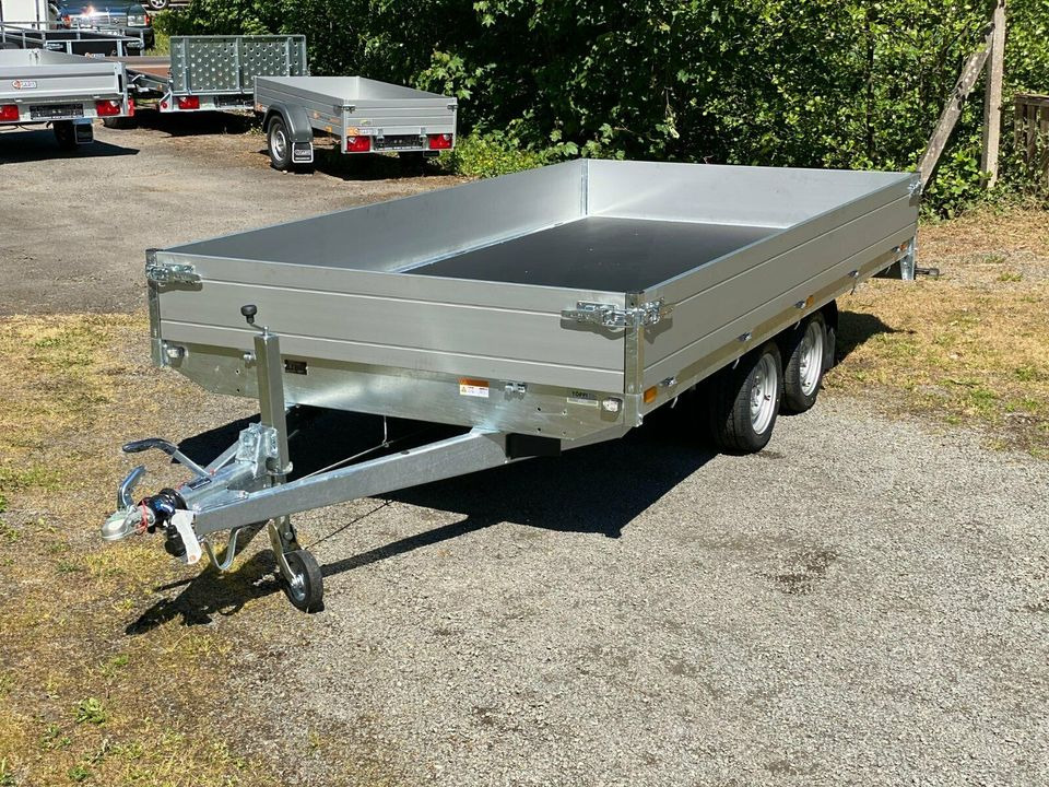 Dropside/ Flatbed trailer Saris PL 406 204 2700kg - Hochlader mit niedrig Fahrwerk: picture 14