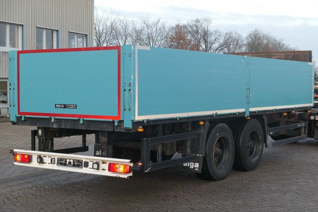 Dropside/ Flatbed trailer Schmitz Cargobull PR 18, Tandem, 1m Bordwände, BPW, Luftfederung: picture 3