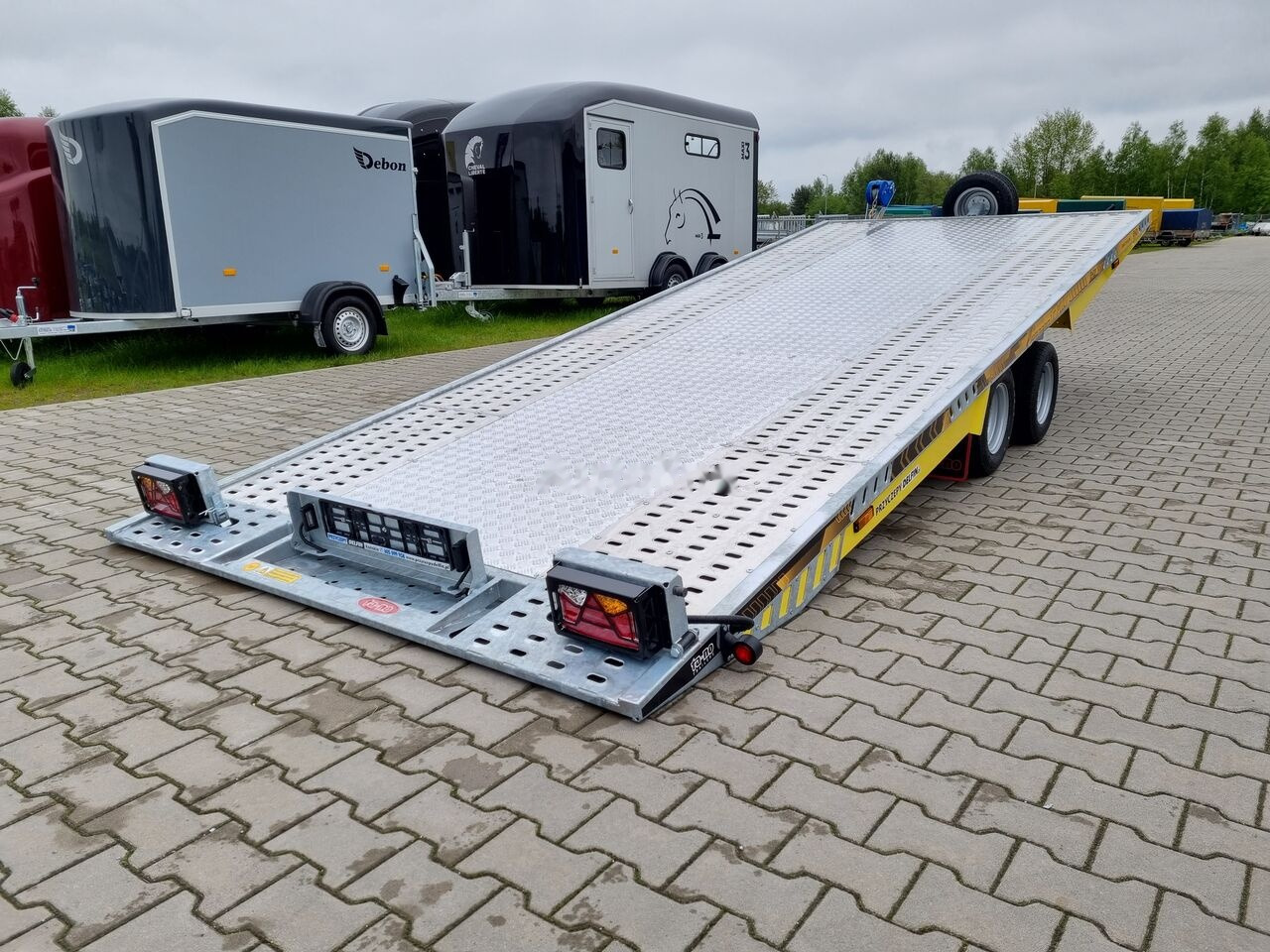 Autotransporter trailer TA-NO GRAVITY LOW 27.45 trailer for 1 car 2700 kg GVW: picture 33