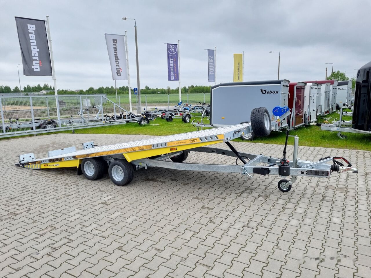 Autotransporter trailer TA-NO GRAVITY LOW 27.45 trailer for 1 car 2700 kg GVW: picture 32