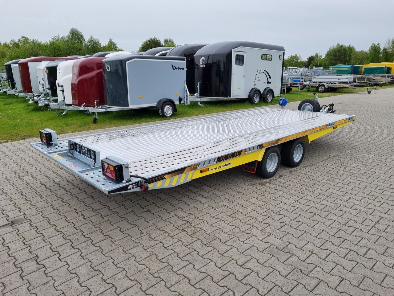 Autotransporter trailer TA-NO GRAVITY LOW 27.45 trailer for 1 car 2700 kg GVW: picture 24