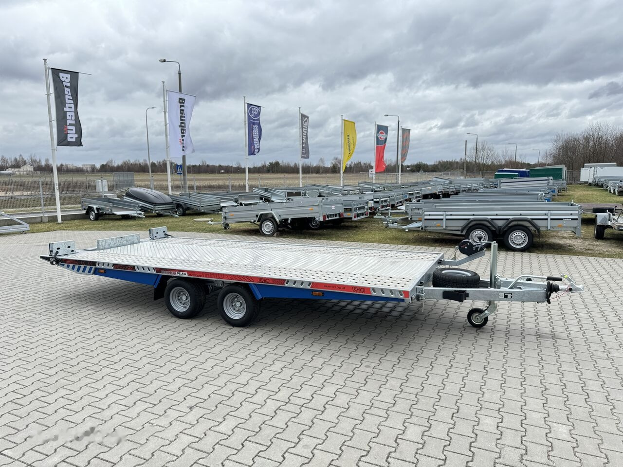 Autotransporter trailer TA-NO GRAVITY LOW 27.45 trailer for 1 car 2700 kg GVW: picture 3