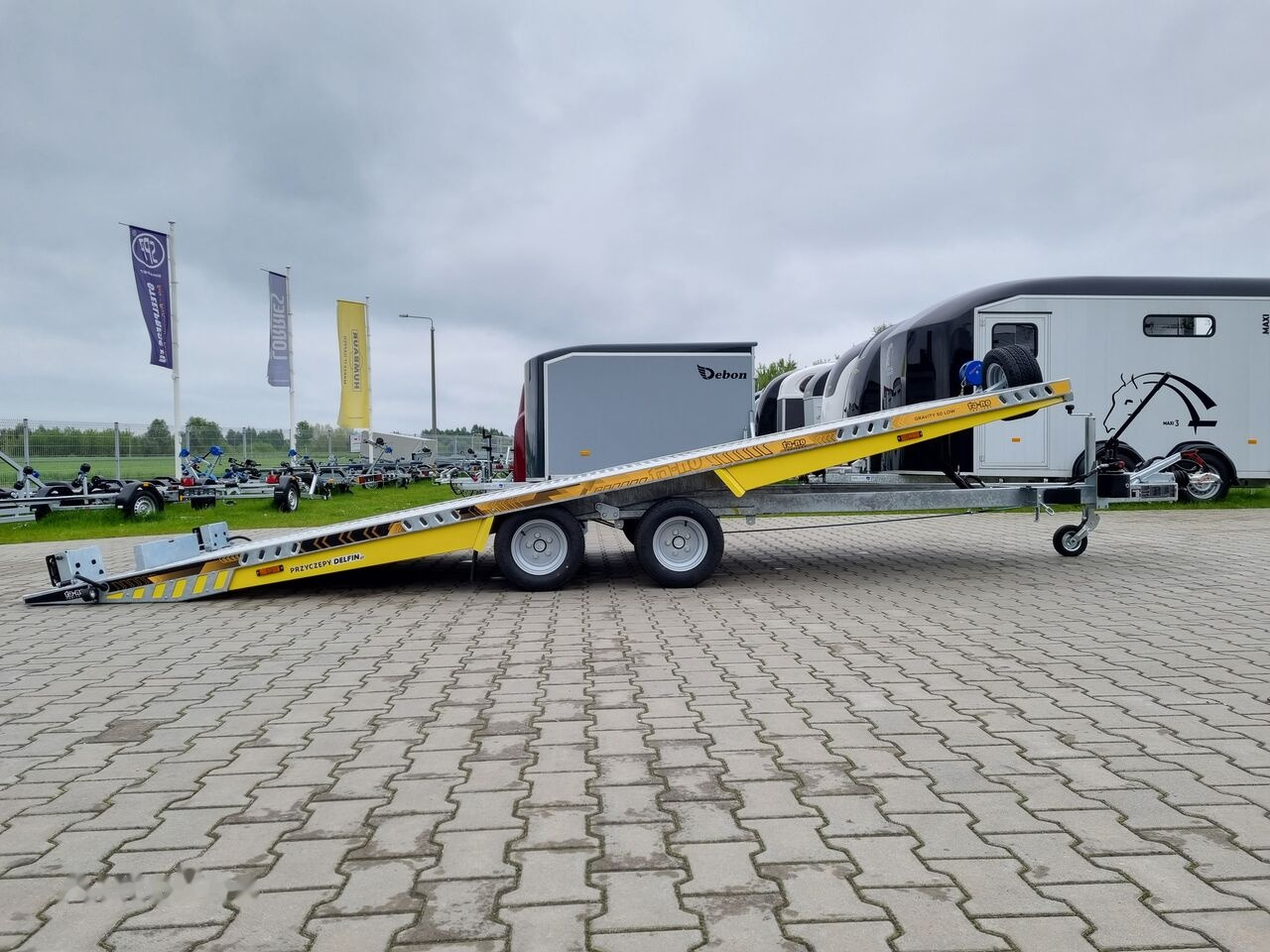 Autotransporter trailer TA-NO GRAVITY LOW 27.45 trailer for 1 car 2700 kg GVW: picture 30