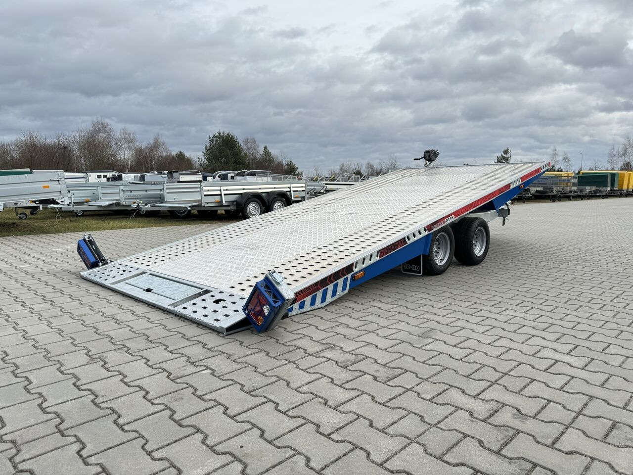 Autotransporter trailer TA-NO GRAVITY LOW 27.45 trailer for 1 car 2700 kg GVW: picture 22