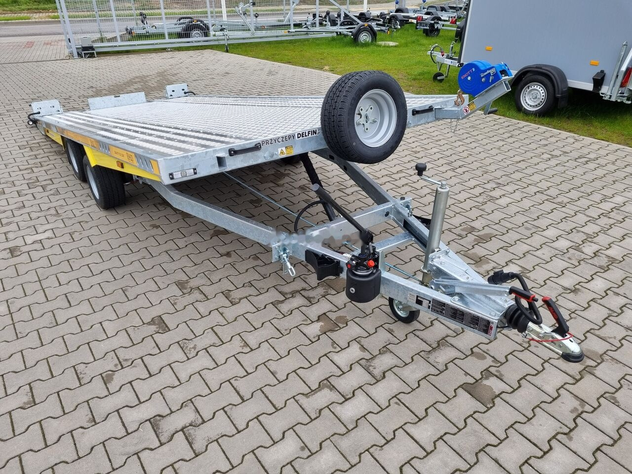 Autotransporter trailer TA-NO GRAVITY LOW 27.45 trailer for 1 car 2700 kg GVW: picture 38