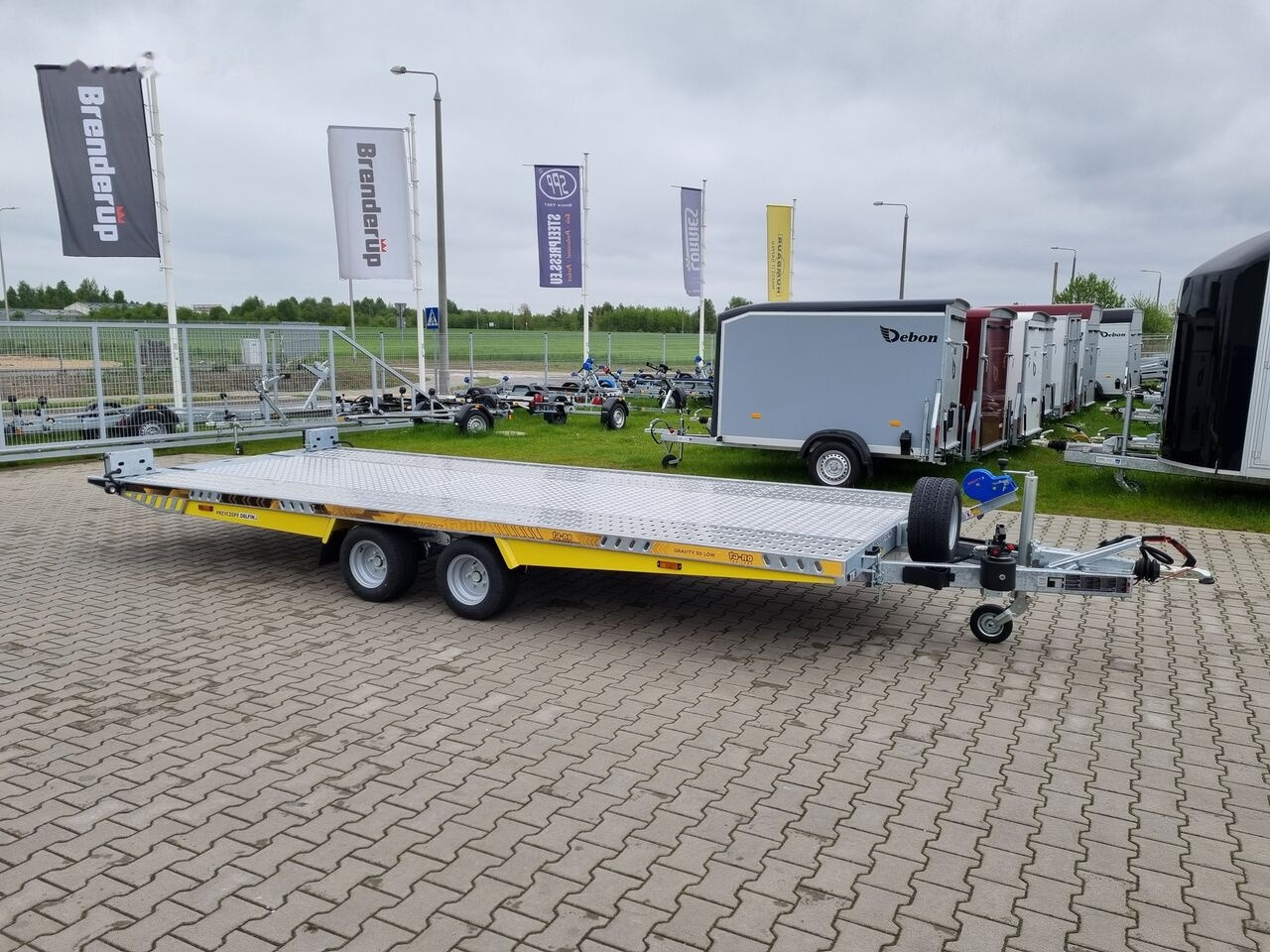 Autotransporter trailer TA-NO GRAVITY LOW 27.45 trailer for 1 car 2700 kg GVW: picture 50