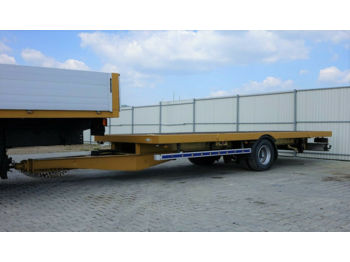 Dropside/ Flatbed trailer TRAX T111WOR Anhänger 6,30m Topzustand!: picture 1