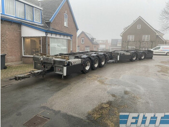 Container transporter/ Swap body trailer Trias LZV container ahw combi 3+2 ass wipcar: picture 1